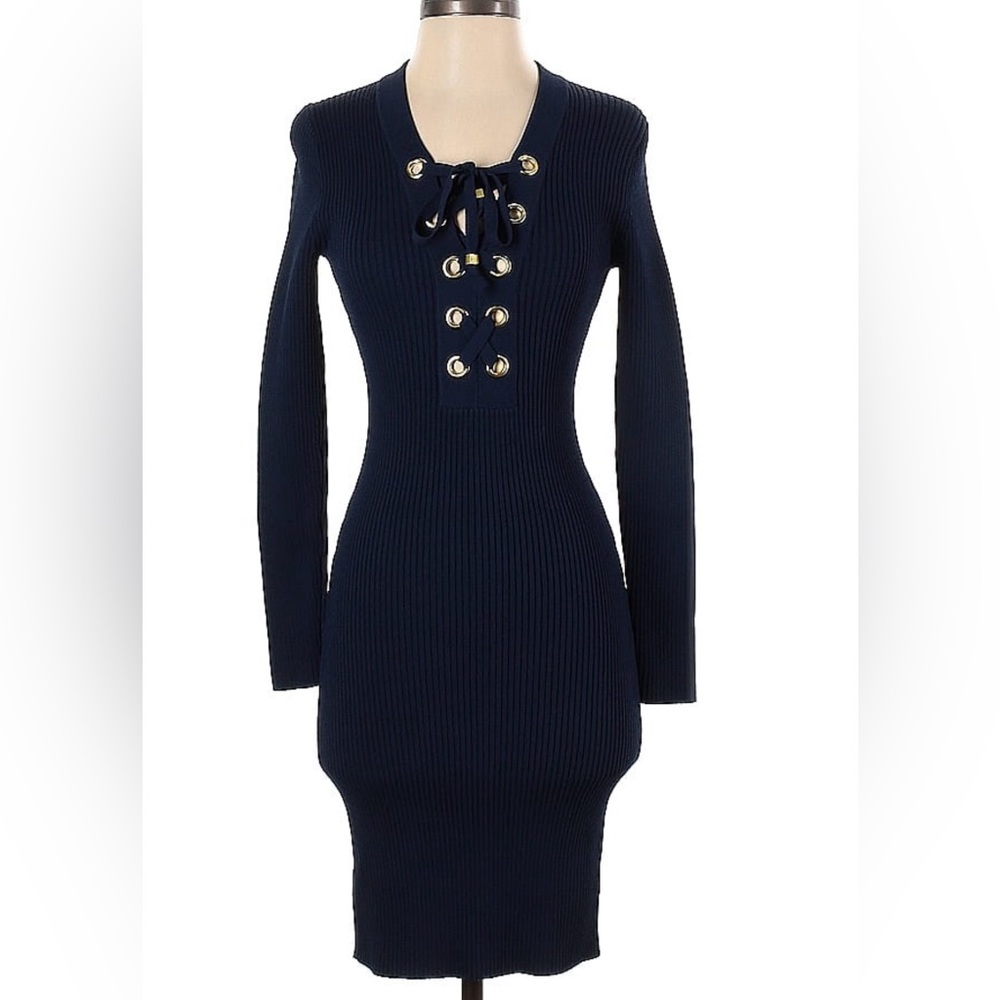 Michael Kors ribbed sweater dress